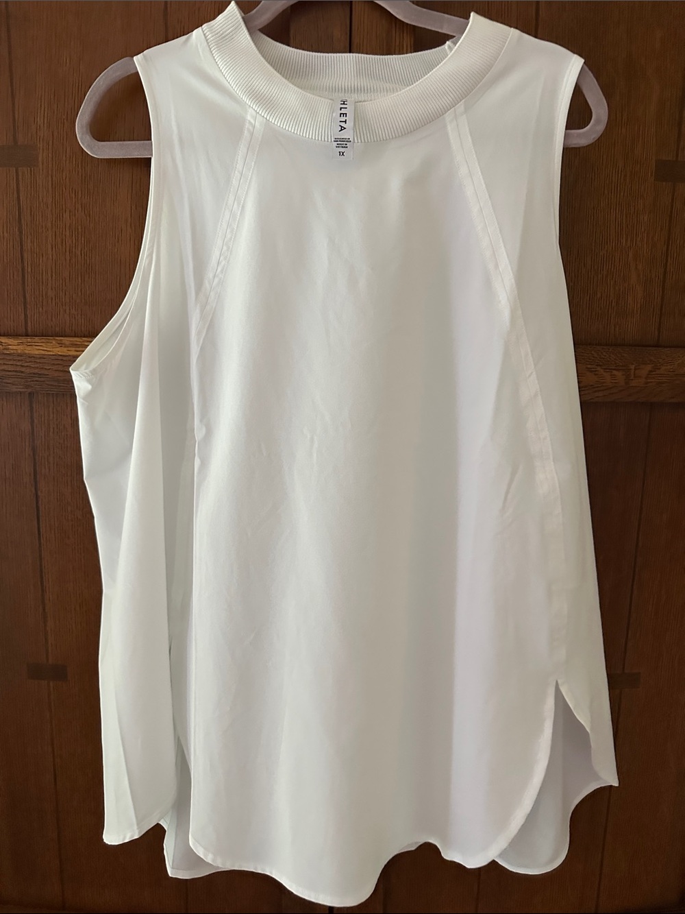 ATHLETA Women's Sleeveless Crewneck Tank Top - White